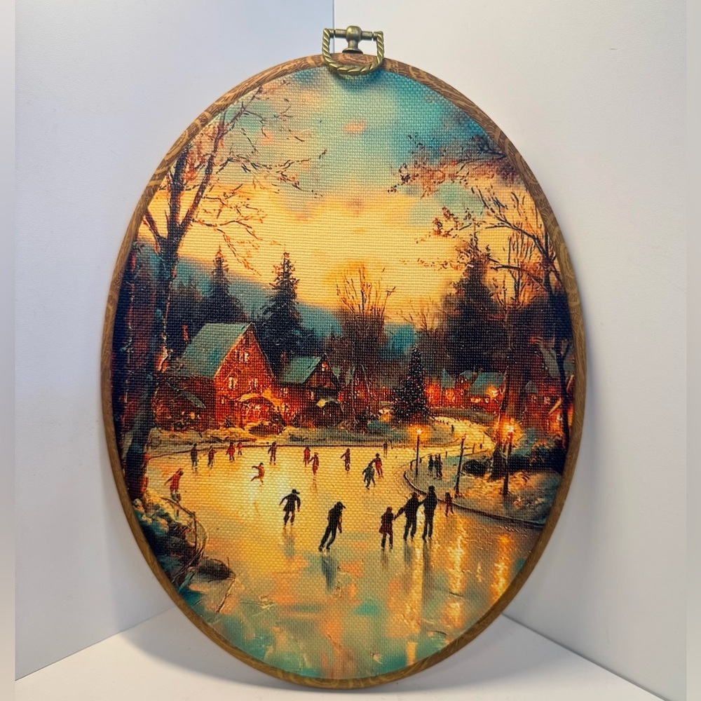 “Skating at the Boathouse" Print